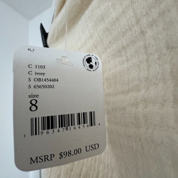 Free People Midi Skirt with Tie (New Never Worn; Tag Still On) - Picture 2 of 3